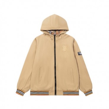 버버리 남성 베이지 후드 자켓 - Burberry Mens Beige Jackets 