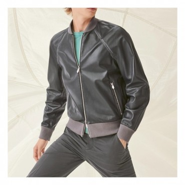 에르메스 남성 캐쥬얼 블랙 자켓 - Hermes Mens Black  Jackets 