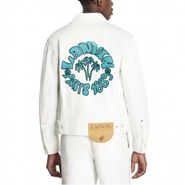 랑방 남성 화이트 자켓 - LANVIN Mens White Jackets 