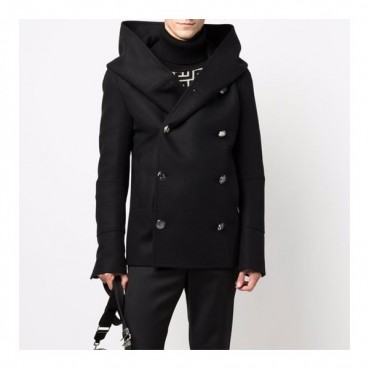 발망 남성 블랙 자켓 - Balmain Mens Black Jackets 