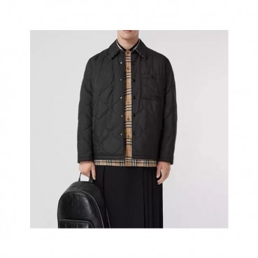 버버리 남성 블랙 다운 양면 자켓 - Burberry Mens Black Jackets 