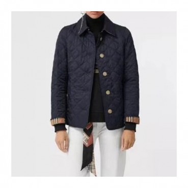 버버리 여성 네이비 다운 자켓 - Burberry Womens Navy Jackets 