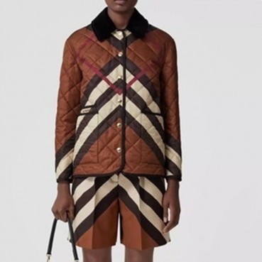 버버리 여성 브라운 다운 자켓 - Burberry Womens Brown Jackets 