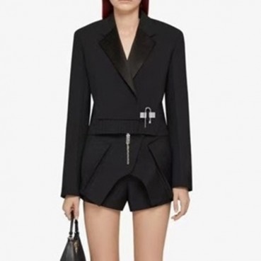 지방시 여성 트렌디 블랙 자켓 - Givenchy Womens Black Jackets 