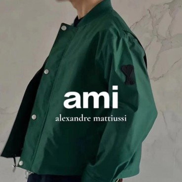 아미 남성 캐쥬얼 그린 자켓 - Ami Mens Green Jackets 
