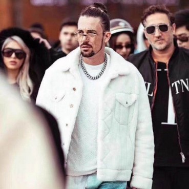 루이비통 남성 화이트 밍크 자켓 - Louis vuitton Mens White Jackets 
