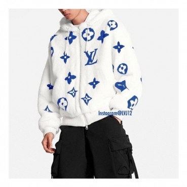 루이비통 남성 캐쥬얼 화이트 자켓 - Louis vuitton Mens White Jackets 