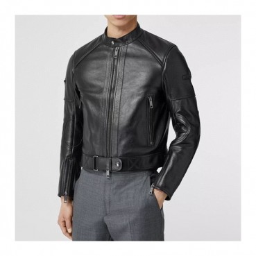 버버리 남성 캐쥬얼 가죽 블랙 자켓 - Mens Black Jackets 