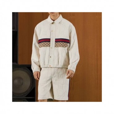 구찌 남성 캐쥬얼 화이트 자켓 - Gucci Mens White Jackets 