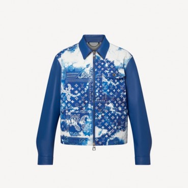 루이비통 남성 캐쥬얼 블루 자켓 - Mens Blue Jackets 