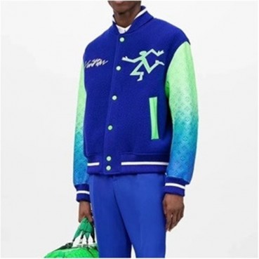 루이비통 남성 캐쥬얼 블루 자켓 - Louis vuitton Mens Blue Jackets 