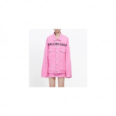 발렌시아가 여성 캐쥬얼 핑크 자켓 - Mens Pink Jackets 