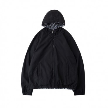 디올 남성 클래식 블랙 양면 자켓 - Mens Black Jackets 