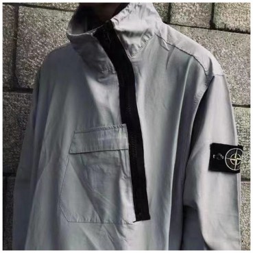 스톤아일랜드 남성 캐쥬얼 그레이 자켓 - Mens Gray Jackets 