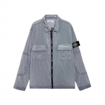 스톤아일랜드 남성 캐쥬얼 그레이 자켓 - Mens Gray Jackets 