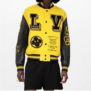 루이비통 남성 트렌디 옐로우 자켓 - Louis vuitton Mens Yellow Jackets 