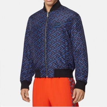 베르사체 남성 캐쥬얼 블루 양면 자켓 - Mens Blue Jackets 
