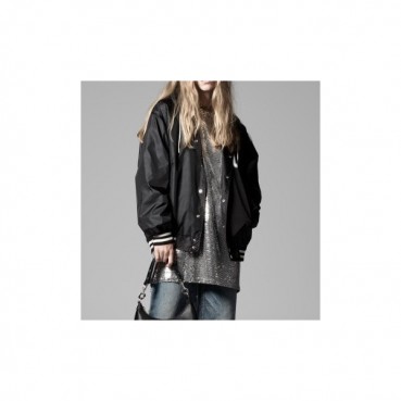 셀린느 남/녀 캐쥬얼 블랙 자켓 - Unisex Black Jackets 