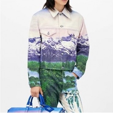 루이비통 남성 화이트 후드자켓 - Louis vuitton Mens White Jackets 