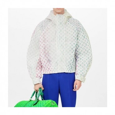 루이비통 남성 화이트 후드자켓 - Mens White Jackets 