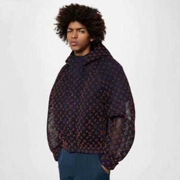 루이비통 남성 블랙 후드 자켓 - Louis vuitton Mens Balck Jackets 