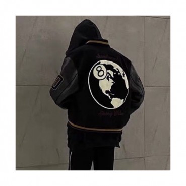 STUSSY  Unisex Manuel Logo Jackets Black  - 스터시  남/녀 메뉴얼 로고 자켓 Stu001x Size(s 