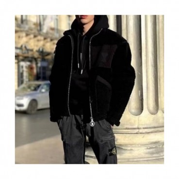 Ami  Mens Logo Casual Jackets Black - 아미 2021 남성 로고 캐쥬얼 울 자켓 Ami0243x Size(s 