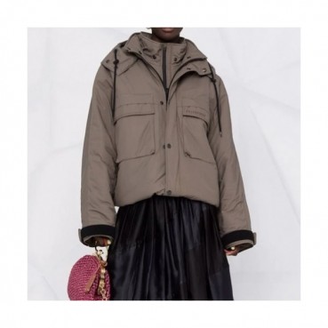 Balenciaga  Womens Logo Casual Jackets Khaki - 발렌시아가 2021 여성 로고 캐쥬얼 재킷 Bal01258x Size(s 