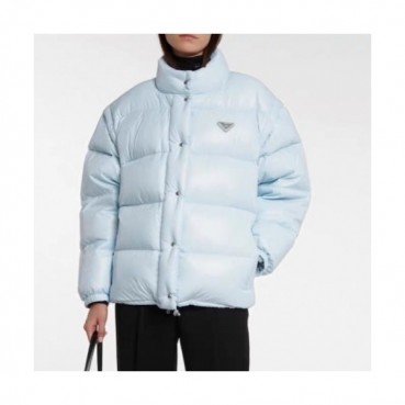 Prada  Womens Logo Casual Duck Down Jackets Blue - 프라다 2021 여성 로고 캐쥬얼 다운 자켓 Pra02499x Size(s 