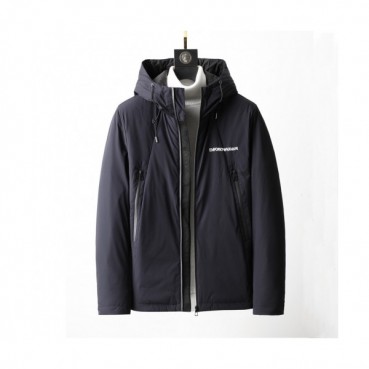 Armani  Mens Logo Casual Down Jackets Black - 알마니 2021 남성 로고 캐쥬얼 다운 자켓 Arm0911x Size(m 