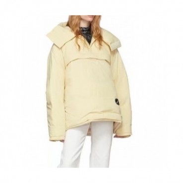 WELLDONE  Mm/Wm Retro Logo Down Jackets Ivory - 웰던 2021 남/녀 레트로 로고 다운 자켓 Wel0035x Size(xs 