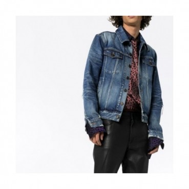 Saint Laurent  Mens Classic Jackets Blue - 입생로랑 2021 남성 클래식 자켓 Ysl0125x Size(s 