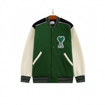 Ami  Mens Logo Casual Cashmere Jacket Green - 아미 2021 남성 로고 캐쥬얼 캐시미어 자켓 Ami0222x.Size(m 