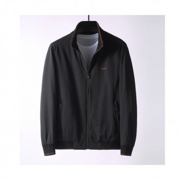 Ferragamo  Mens Basic Logo Jackets Black- 페라가모 2020 남성 베이직 로고 자켓 Fer0331x Size(m 