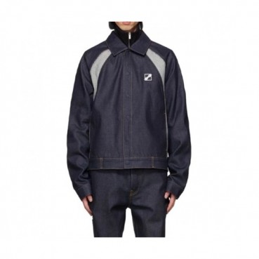 WELLDONE  Mm/Wm Retro Logo Jackets Navy - 웰던 2021 남/녀 레트로 로고 자켓 Wel003x Size(s 