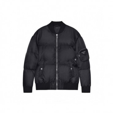 Prada  Mm/Wm Logo Casual Down Jackets Black - 프라다 2021 남/녀 로고 캐쥬얼 다운 자켓 Pra02430x Size(m 