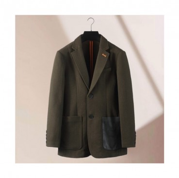 Hermes  Mens Business Wool Suit Jackets Khaki - 에르메스 2021 남성 비지니스 울 슈트 자켓 Her0702x Size(m 