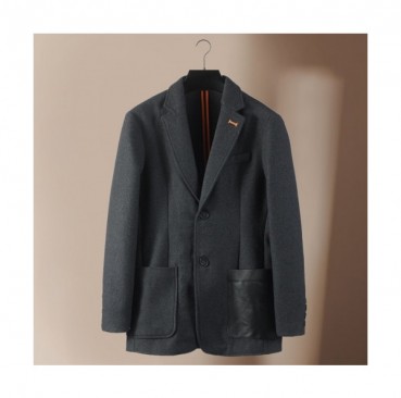 Hermes  Mens Business Wool Suit Jackets Black - 에르메스 2021 남성 비지니스 울 슈트 자켓 Her0701x Size(m 