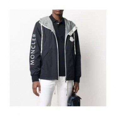 Moncler  Mens Logo Casual Jackets Navy - 몽클레어 2021 남성 로고 캐쥬얼 자켓 Moc02296x Size(m 