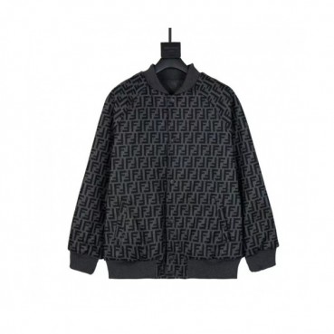 Fendi  Mens Logo Casual Jackets Black - 펜디 2021 남성 로고 캐쥬얼 자켓 Fen01057x Size(s 