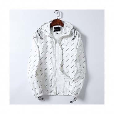 Balenciaga  Mens Logo Casual Jackets White - 발렌시아가 2021 남성 로고 캐쥬얼 재킷 Bal01208x Size(m 