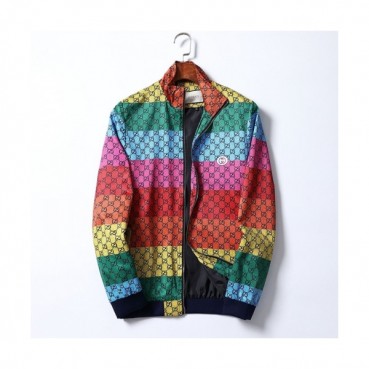 Gucci  Mens Logo Casual Jackets Red - 구찌 2021 남성 로고 캐쥬얼 자켓 Guc04125x Size(m 