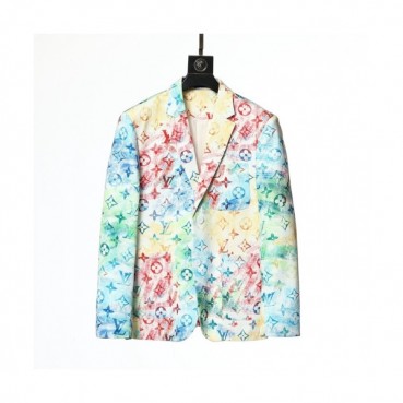 Louis vuitton  Mens Logo Suit Jackets Blue - 루이비통 2021 남성 로고 슈트 자켓 Lou03653x Size(m 