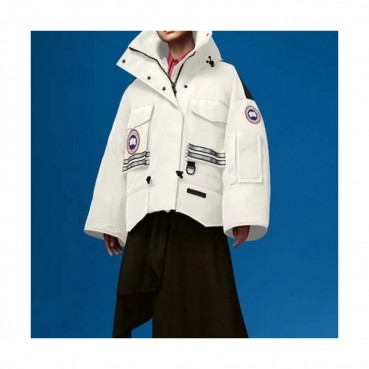 Canada goose Womens Patch Logo Casual Duck Down Parka White - 캐나다구스 2021 여성 패치 로고 캐쥬얼 덕다운 파카 Can0359x Size(s 