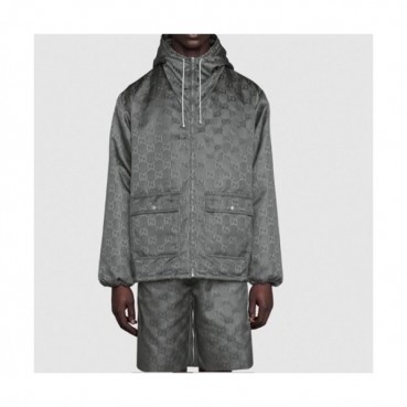 Gucci  Mens Logo Casual Jackets Gray - 구찌 2021 남성 로고 캐쥬얼 자켓 Guc04096x Size(xs 