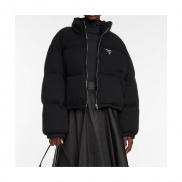 Prada  Womens Logo Casual Duck Down Jackets Black - 프라다 2021 여성 로고 캐쥬얼 다운 자켓 Pra02414x Size(s 