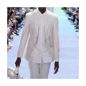 Louis vuitton  Mens Logo Suit Jackets White - 루이비통 2021 남성 로고 슈트 자켓 Lou03595x Size(m 
