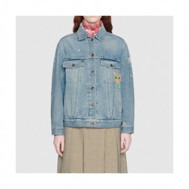 Gucci Mm/Wm Casual Jackets Blue - 구찌 2020 남/녀 로고 캐쥬얼 자켓 Guc04076x Size(s 