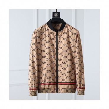 Gucci  Mens Logo Casual Windproof Jackets Brown - 구찌 2021 남성 로고 캐쥬얼 방풍 자켓 Guc04058x Size(m 