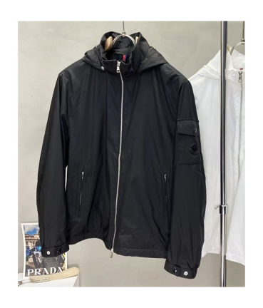 Moncler  Mens Logo Casual Jackets Black - 몽클레어 남성 로고 캐쥬얼 자켓 Moc02264x Size(m 